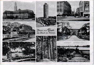 Greetings from Buer, City in the Countryside, Germany Multiview Postcard - Picture 1 of 2