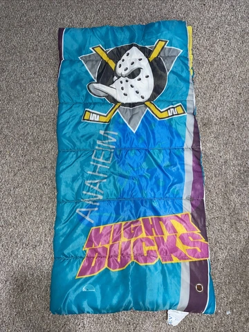 vintage Anaheim mighty ducks sleeping bag NHL Cover