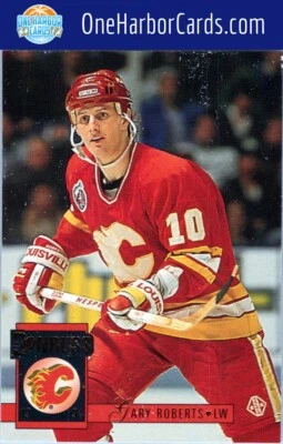 1993-94 Donruss Calgary Flames Hockey Card #52 Gary Roberts - Image 1 of 2