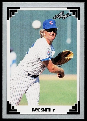 1991 Leaf - Dave Smith #456 - Chicago Cubs - Image 1 of 2