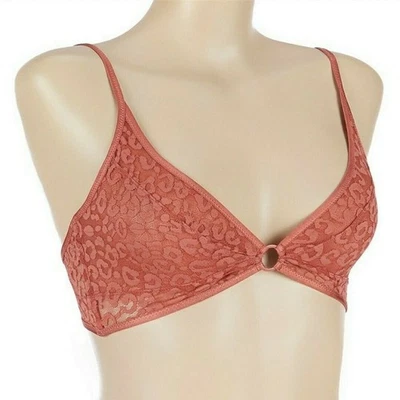 Sujetador Bralette FREE PEOPLE Toni Encaje Estampado Leopardo Mediano Nuevo con Etiquetas $38 Allure Foto 1 de 4