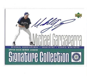 Tarjeta automática de Michael Garciaparra 2002 UD Minor League Signature Collection #MG - Imagen 1 de 2