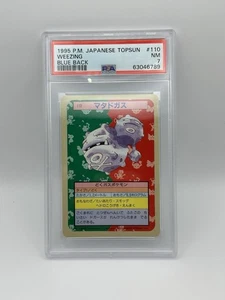 1995 Pokemon JPN Topsun Blue Back #110 Weezing PSA 7 - Bild 1 von 2