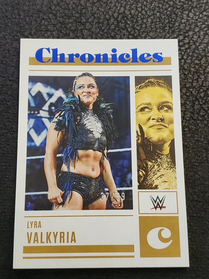 LYRA VALKYRIA 2023 Panini Chronicles WWE #19 Blue /99 - Image 1 of 2