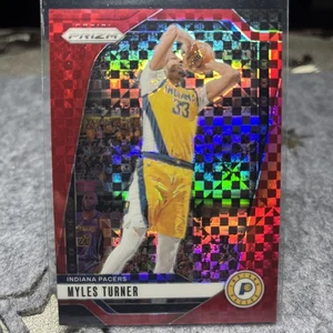 2024-25 Panini Prizm - #115 Myles Turner Checkers Red 67/75 Indiana Pacers - Bild 1 von 2