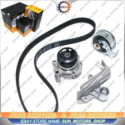 Kit de tensor de correa de distribución de bomba de agua OEM para VW Golf Jetta Beetle AUDI TT 1.8T Foto 1 de 4
