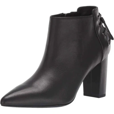 NUEVO Botín Rachel Zoe Trixie Cuero Negro Punta Tacón Talla 8.5 Foto 1 de 4