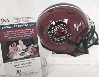 Rahsul Faison Signed Mini Helmet South Carolina Gamecocks JSA CD55396 #FreeSul - Image 1 of 4