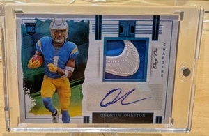 2023 Panini Impeccable - RPA Quentin Johnston 1/1 NIKE SWOOSH - Picture 1 of 2