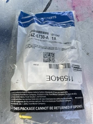 Nuevo tapón de drenaje de aceite del motor Ford F150, Mustang, Expedition, Edge, etc. 2015-2025, fabricante de equipos originales Foto 1 de 2