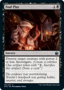 x1 Foul Play - Innistrad: Midnight Hunt - NM - MTG - Picture 1 of 1