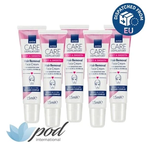 5x Crema Depilatoria Facial Avon Care | Avon Facial Hair Removal Cream 15ml - Foto 1 di 8