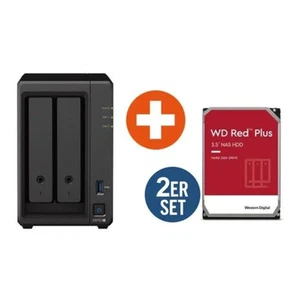 Synology DiskStation DS723+ NAS | 2× 8TB (16TB) WD Red Plus | 8 GB RAM | NEU - Bild 1 von 4
