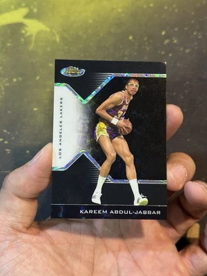 2004 Topps Finest Kareem Abdul-Jabbar #140 BLACK X-FRACTOR /9 Lakers - Image 1 of 4