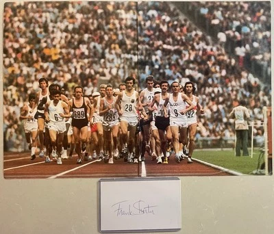 Frank Shorter     **Signature / Autograph**         1972 Gold Medal Olympian - Image 1 of 3