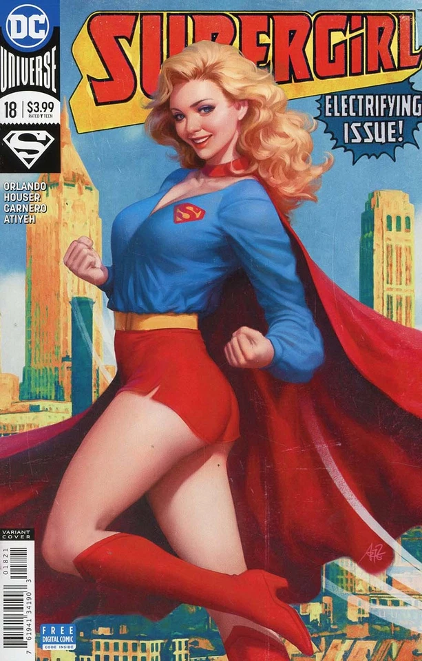 SUPERGIRL #18 ARTGERM | ELECTRIFYING ISSUE 1 - Image 1 of 1