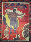 1965 Blue Demon El Demonio Azul - Lucha Libre Movie Poster - 22" x 31" - MEXICO