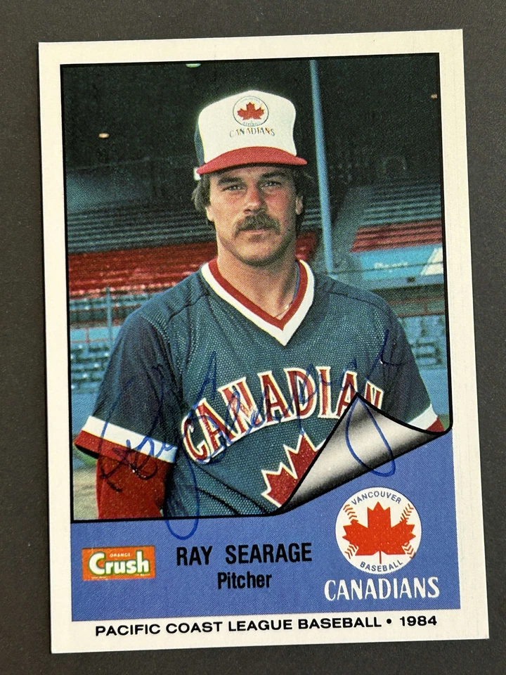 Ray Searage Autograph Signed 1984 Cramer Vancouver Canadians - Image 1 of 1