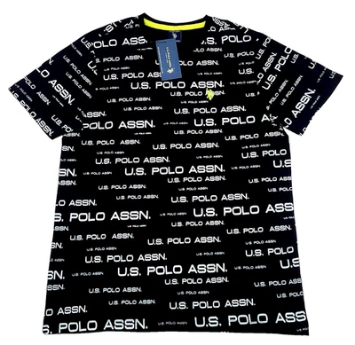 Camiseta Hombre Us Polo Assn Color Negro Talla L (NUEVA CON ETIQUETAS ORIGINALES) Foto 1 de 2
