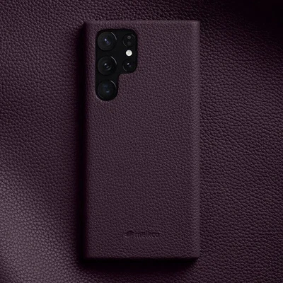 Funda Trasera Premium Melkco Para Samsung Galaxy S23 Ultra S22 Cuero Genuino Foto 1 de 4