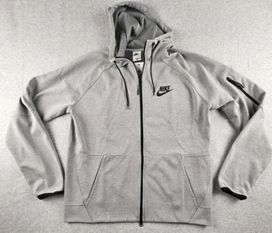 Sudadera con capucha Nike Sportswear gris Tech Essentials con cremallera para hombre DD5284-002 talla grande - Imagen 1 de 10