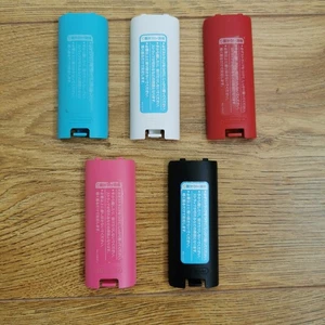 Official Nintendo Wii Back Battery Cover White Black Red Pink Blue - Picture 1 of 12