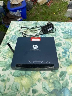 Motorola Modem Combo Router DSL Wireless Ethernet Internet Model GZ53347 - Image 1 of 4