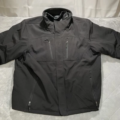 Chaqueta de invierno deportiva CB con forro de cremallera talla 5XL para hombre Foto 1 de 4