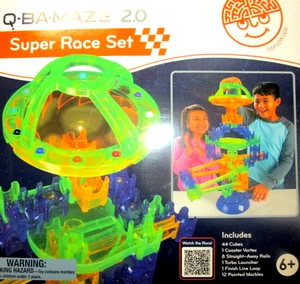 Mindware Q-BA-MAZE 2.0 Super Race Set Assembly Kit Toys For Kids Marble Maze - Picture 1 of 3