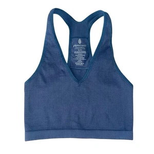 FP Movement Damen Free Throw Crop Tank Top Gr. XS dunkelblau gerippt - Bild 1 von 5