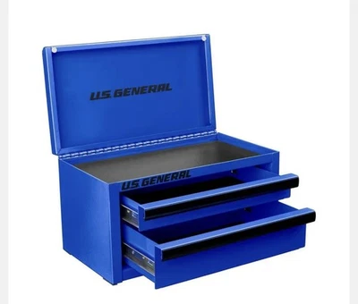 US GENERAL Mini Tool Box Harbor Freight Blue! USA Stock - Image 1 of 4