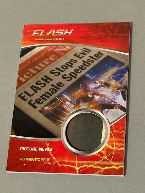 The Flash Movie Set Worn Used Shirt Wardrobe Relic 2017 Cryptozoic Picture News - Image 1 of 2