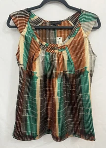 NWT The Limited Multicolor Sleeveless Blouse Top Womens Size S - Picture 1 of 8