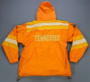 Rare Vintage TANK Tennessee Volunteers Full Zip Windbreaker Jacket 90s Orange XL - Picture 1 of 12
