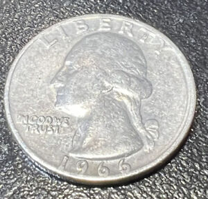 1966 Washington Quarter No Mint Mark Rare Estate Sale Find Get It collectible 25
