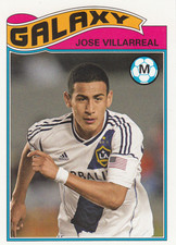 2013 Topps MLS 1978 English Footballer #JV Jose Villarreal - NM-MT