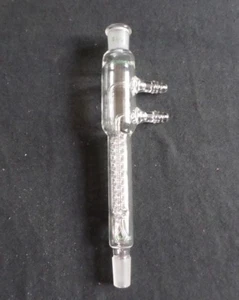 Chemglass 14/20 Glass Reflux Coil Condenser (200mm OAL), Style "A" CG-1213-14 - Picture 1 of 6