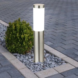 Außen Stehlampe Standleuchte Sockellampe LED Gartenlampe Wegelampe Edelstahl - Bild 1 von 12