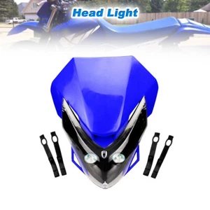 Universal Headlight Fairing Light Lamp Motorcycle Head Light For Dirt Bike Quad - Picture 1 of 20