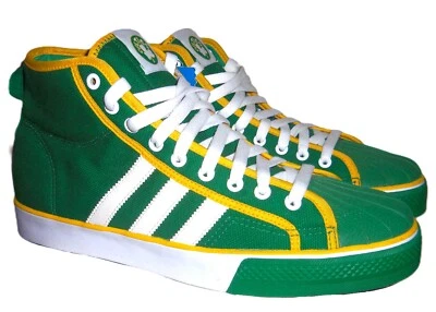 NEW VTG 2008 ADIDAS BOSTON CELTICS NBA SERIES CELTICS PRIDE BASKETBALL SHOES 11 - Image 1 of 4