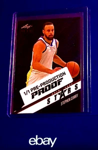 Stephen Curry 1/1 Rare 2024 Leaf Metal Gold Stars 1 OF 1 SP Rare Warriors MVP #1 - Picture 1 of 4