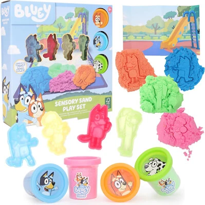 Bluey & Bingo Sensory Magic Sand Playset Kids TV Show 10 Piece Creative Toy Kit - Image 1 of 4