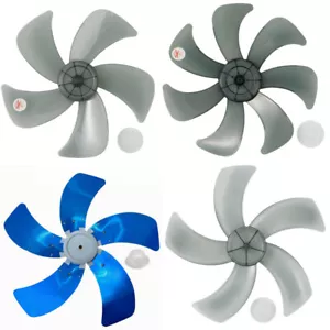 Plastic Fan Blade 7/5 Leaves+Nut Cover for Standing Pedestal Table Fanner 16" - Picture 1 of 64