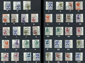 Berlin 402 - 411, 453 Ecke Stempel "BERLIN", "FRANKFURT", bitte auswaehlen #c691 - Imagen 1 de 40