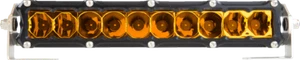 Heretic Black Aluminum 10x2" Amber 60 Watt LED Spot/Flood Light Bar 51006 - Picture 1 of 1