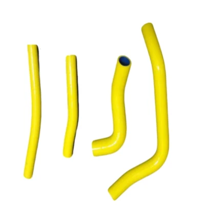 Radiator Hose For Suzuki RM250 RM 250 1996-2000 Yellow Silicone 1997 1998 1999 - Imagem 1 de 2