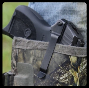 Clipdraw per Ruger LC9 LC380 9 mm clip da cintura nascondigli trasporto fascia vita nera LC9-B - Foto 1 di 7