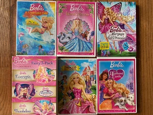Lot 8 Barbie Children DVD's: Barbie Movies - Picture 1 of 7