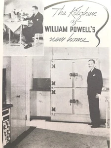 Linóleo con incrustaciones Pabco Somerville NJ actor William Powell anuncio impreso de colección 1936 - Imagen 1 de 5