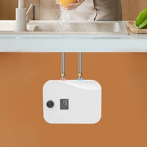 6L Warmwasserspeicher druckfest Warmwasserbereiter Untertischgerät 1500W Weiß - Bild 1 von 14